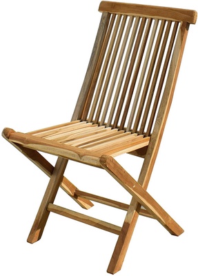 Juego 2 sillas jardín plegable sin brazos Colonial Juego 2 sillas jardín plegable sin brazos Colonial